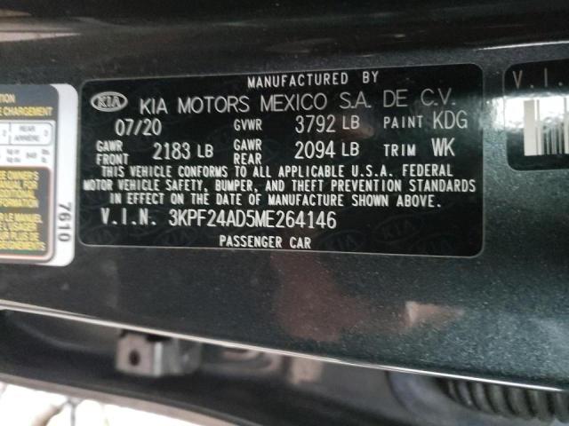 Photo 9 VIN: 3KPF24AD5ME264146 - KIA FORTE FE 