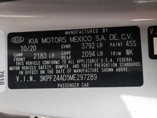 Photo 9 VIN: 3KPF24AD5ME297289 - KIA FORTE FE 