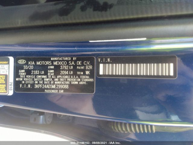 Photo 8 VIN: 3KPF24AD5ME299088 - KIA FORTE 