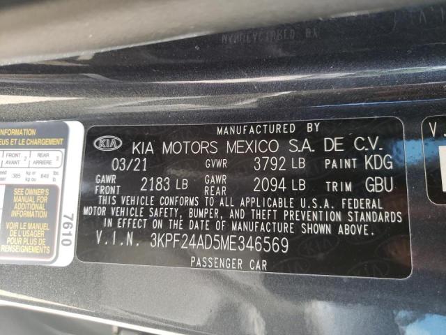 Photo 9 VIN: 3KPF24AD5ME346569 - KIA FORTE FE 