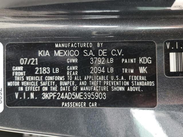 Photo 11 VIN: 3KPF24AD5ME395903 - KIA FORTE FE 