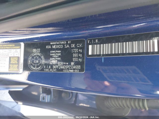 Photo 8 VIN: 3KPF24AD5PE534688 - KIA FORTE 