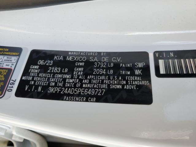 Photo 11 VIN: 3KPF24AD5PE649727 - KIA FORTE LX 