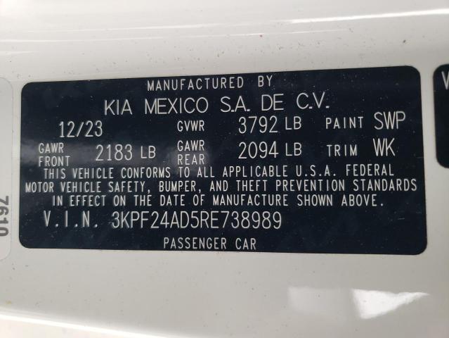 Photo 12 VIN: 3KPF24AD5RE738989 - KIA FORTE LX 