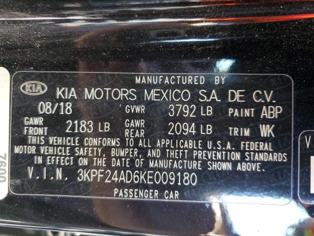 Photo 11 VIN: 3KPF24AD6KE009180 - KIA FORTE FE 