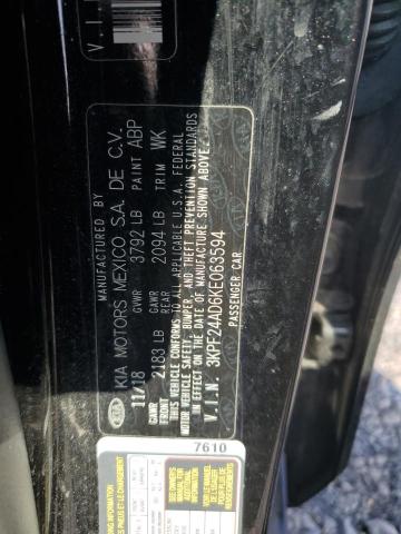 Photo 11 VIN: 3KPF24AD6KE063594 - KIA FORTE FE 