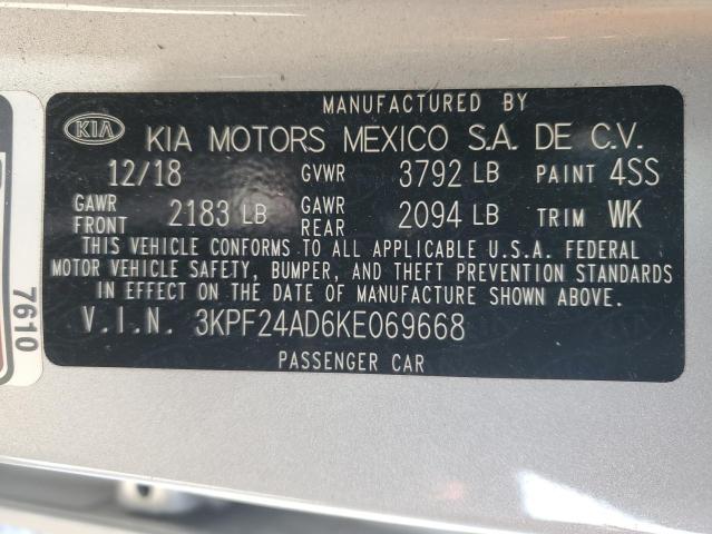 Photo 11 VIN: 3KPF24AD6KE069668 - KIA FORTE 