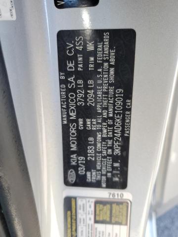 Photo 11 VIN: 3KPF24AD6KE109019 - KIA FORTE FE 