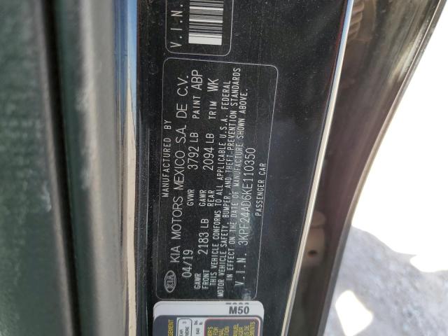 Photo 12 VIN: 3KPF24AD6KE110350 - KIA FORTE FE 