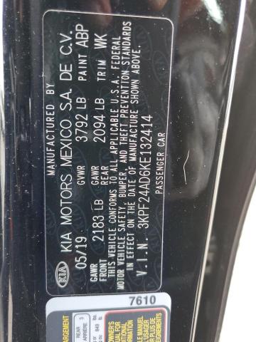 Photo 9 VIN: 3KPF24AD6KE132414 - KIA FORTE FE 