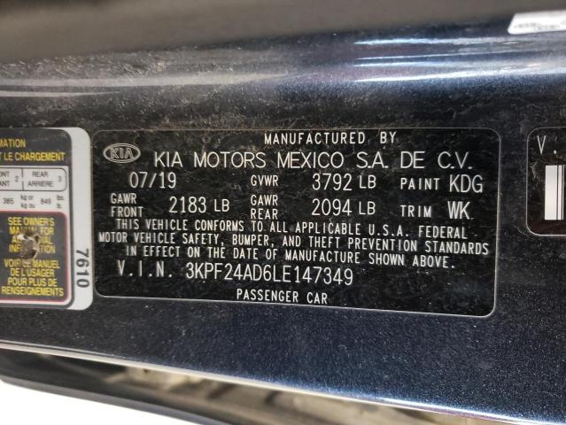 Photo 11 VIN: 3KPF24AD6LE147349 - KIA FORTE FE 