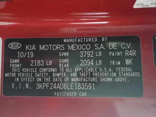 Photo 9 VIN: 3KPF24AD6LE183591 - KIA FORTE FE 