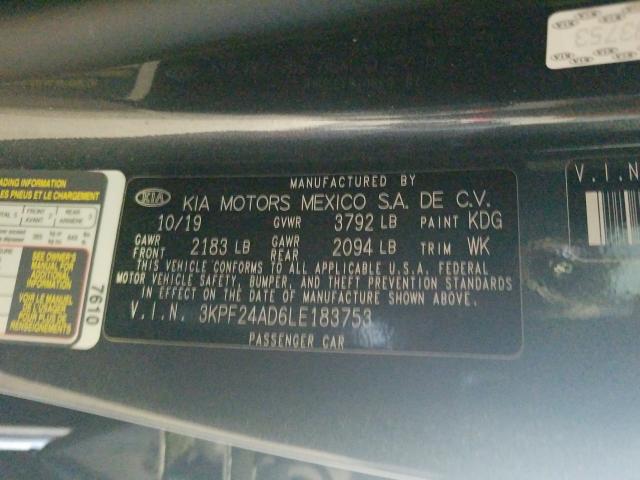 Photo 9 VIN: 3KPF24AD6LE183753 - KIA FORTE FE 