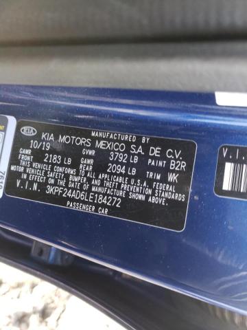 Photo 9 VIN: 3KPF24AD6LE184272 - KIA FORTE FE 