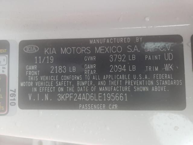 Photo 9 VIN: 3KPF24AD6LE195661 - KIA FORTE FE 