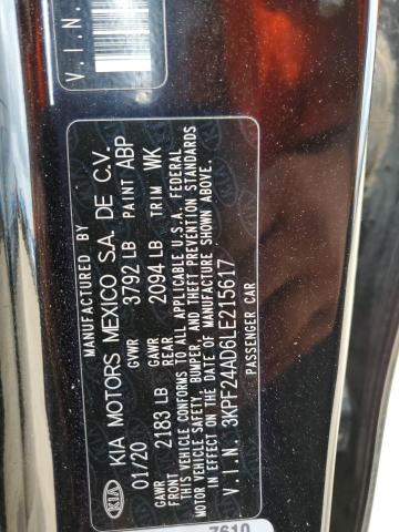 Photo 11 VIN: 3KPF24AD6LE215617 - KIA FORTE 