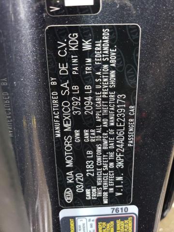 Photo 12 VIN: 3KPF24AD6LE239173 - KIA FORTE 