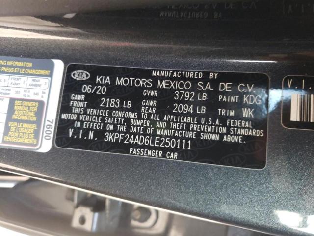 Photo 9 VIN: 3KPF24AD6LE250111 - KIA FORTE FE 