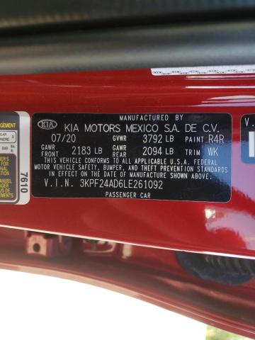 Photo 9 VIN: 3KPF24AD6LE261092 - KIA FORTE FE 