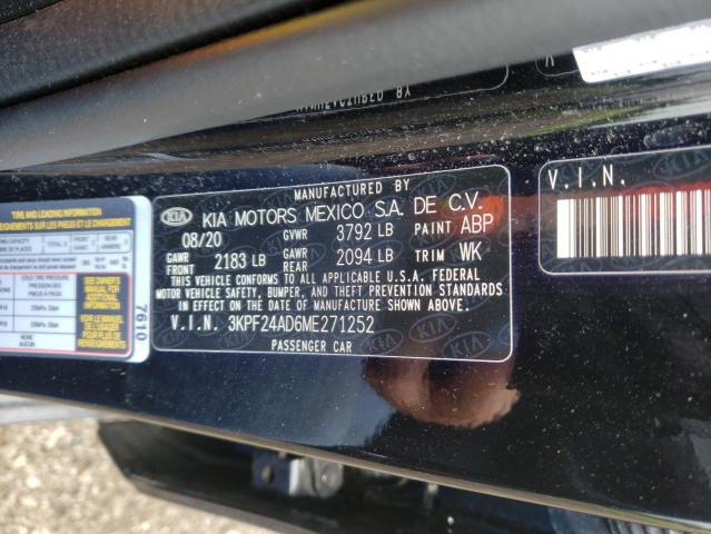 Photo 9 VIN: 3KPF24AD6ME271252 - KIA FORTE FE 