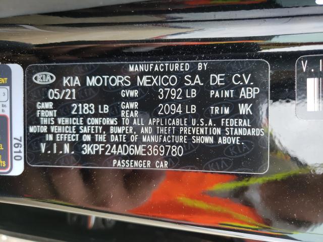 Photo 9 VIN: 3KPF24AD6ME369780 - KIA FORTE FE 