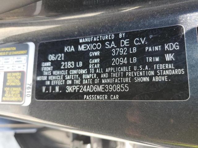 Photo 9 VIN: 3KPF24AD6ME390855 - KIA FORTE FE 