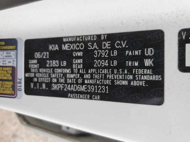 Photo 12 VIN: 3KPF24AD6ME391231 - KIA FORTE FE 