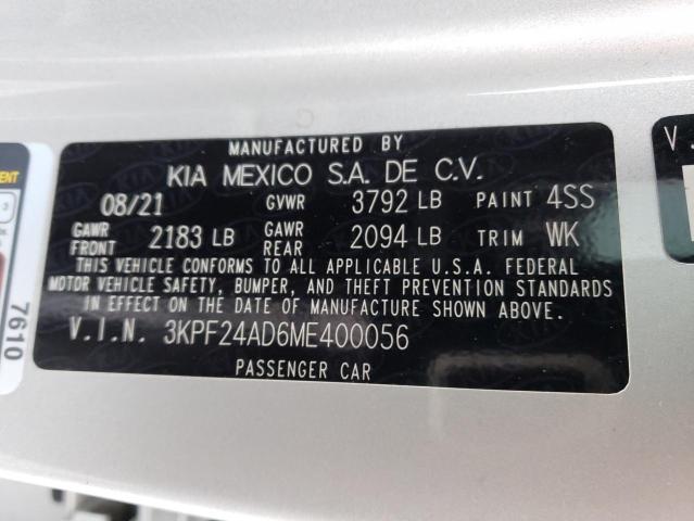 Photo 11 VIN: 3KPF24AD6ME400056 - KIA FORTE 