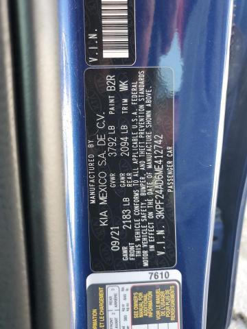 Photo 11 VIN: 3KPF24AD6ME412742 - KIA FORTE FE 