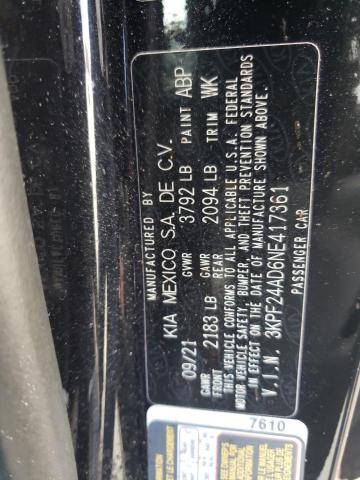 Photo 12 VIN: 3KPF24AD6NE417361 - KIA FORTE FE 