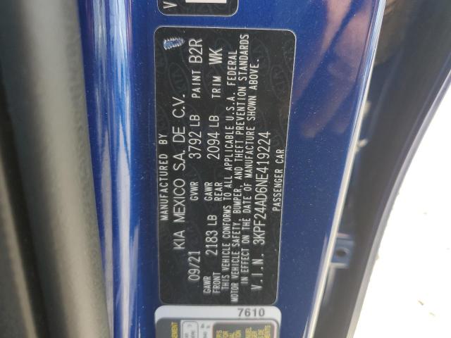 Photo 11 VIN: 3KPF24AD6NE419224 - KIA FORTE FE 