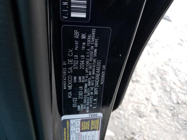 Photo 9 VIN: 3KPF24AD6NE446391 - KIA FORTE FE 