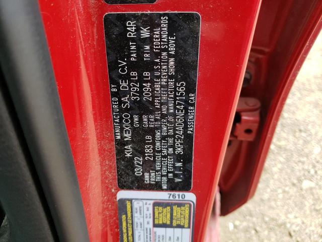 Photo 11 VIN: 3KPF24AD6NE471565 - KIA FORTE FE 