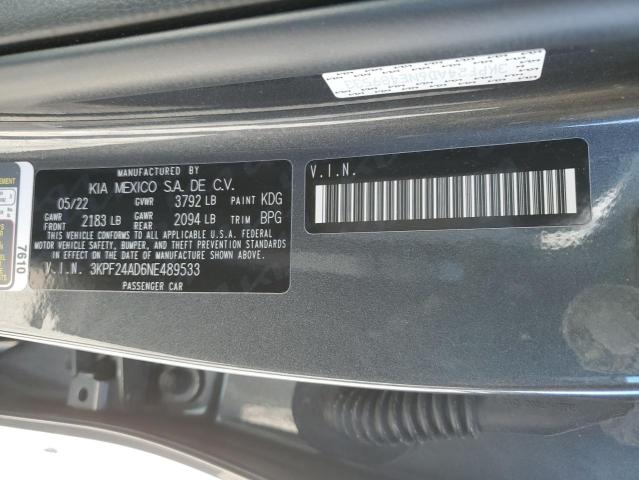 Photo 11 VIN: 3KPF24AD6NE489533 - KIA FORTE 