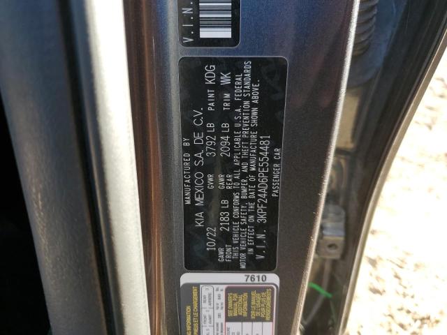 Photo 12 VIN: 3KPF24AD6PE554481 - KIA FORTE LX 