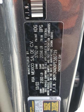 Photo 12 VIN: 3KPF24AD6PE580739 - KIA FORTE LX 