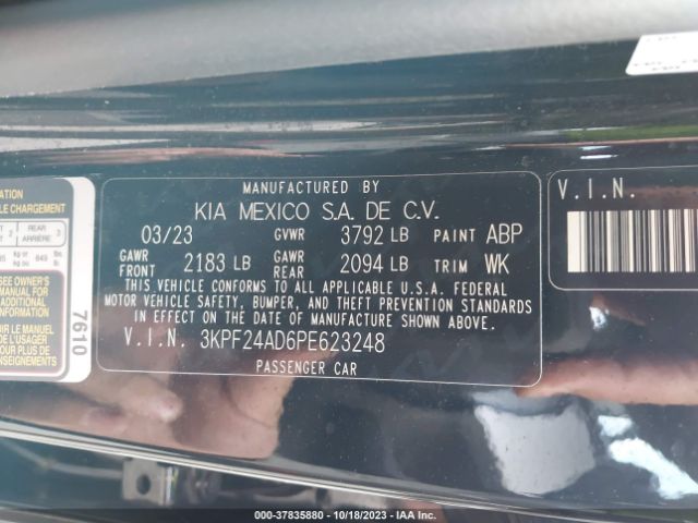 Photo 8 VIN: 3KPF24AD6PE623248 - KIA FORTE 