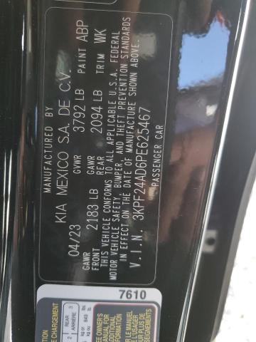 Photo 11 VIN: 3KPF24AD6PE625467 - KIA FORTE 