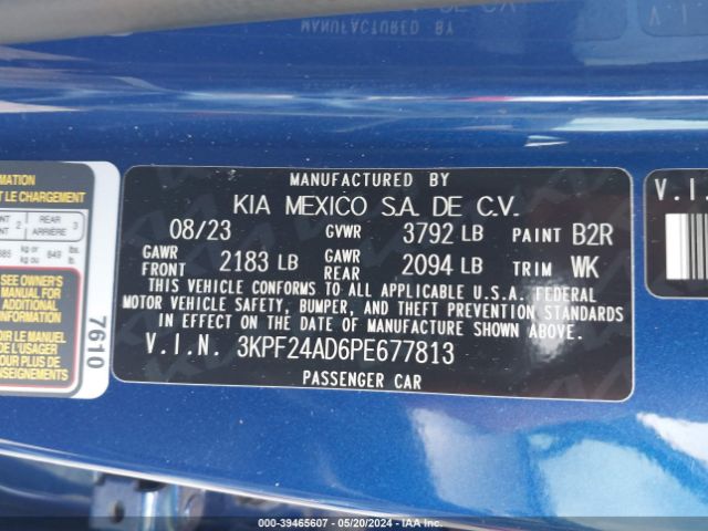 Photo 8 VIN: 3KPF24AD6PE677813 - KIA FORTE 