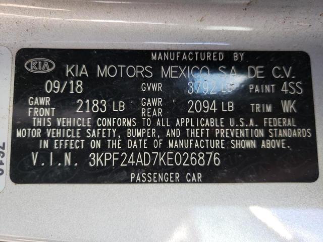 Photo 9 VIN: 3KPF24AD7KE026876 - KIA FORTE FE 