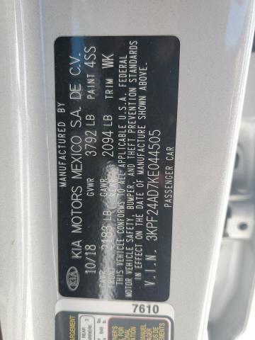 Photo 11 VIN: 3KPF24AD7KE044505 - KIA FORTE FE 