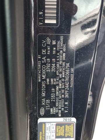 Photo 11 VIN: 3KPF24AD7KE066794 - KIA FORTE FE 