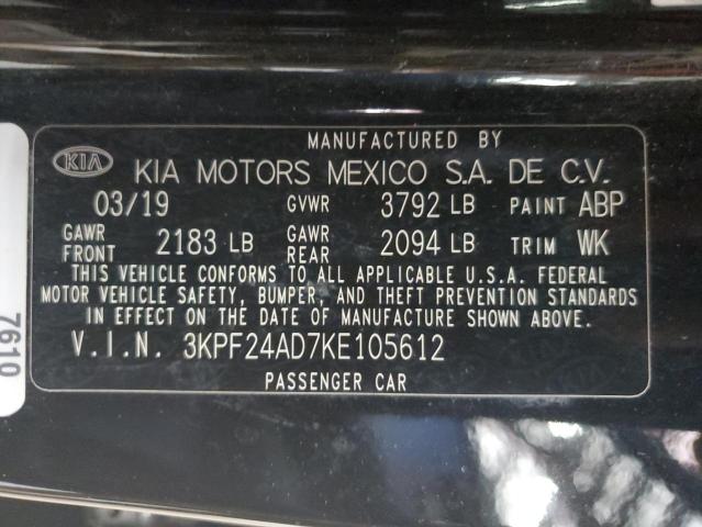 Photo 12 VIN: 3KPF24AD7KE105612 - KIA FORTE 