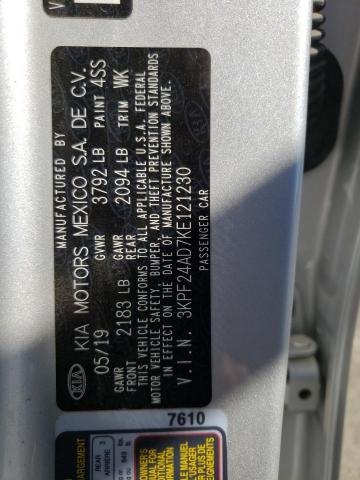 Photo 9 VIN: 3KPF24AD7KE121230 - KIA FORTE FE 