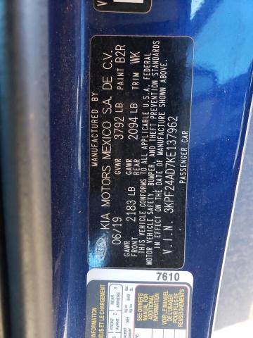 Photo 11 VIN: 3KPF24AD7KE137962 - KIA FORTE 