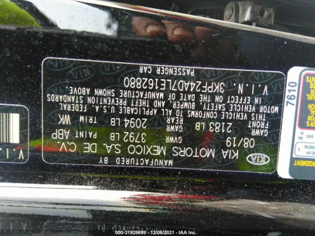 Photo 8 VIN: 3KPF24AD7LE162880 - KIA FORTE 