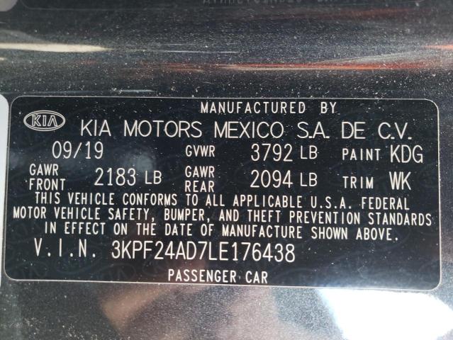 Photo 9 VIN: 3KPF24AD7LE176438 - KIA FORTE FE 