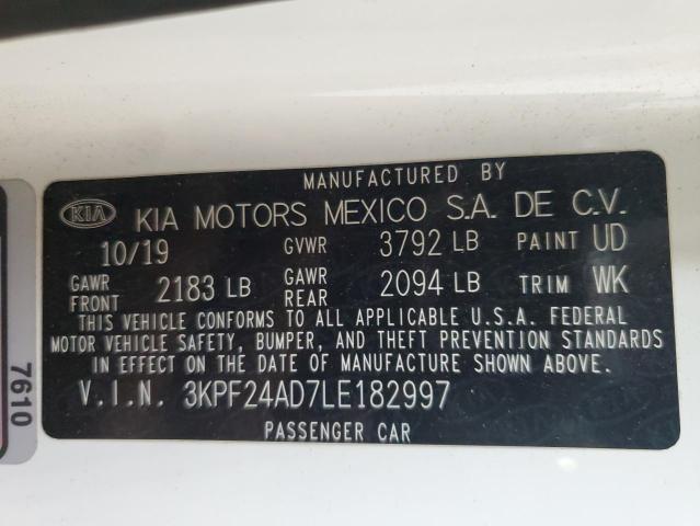 Photo 11 VIN: 3KPF24AD7LE182997 - KIA FORTE FE 