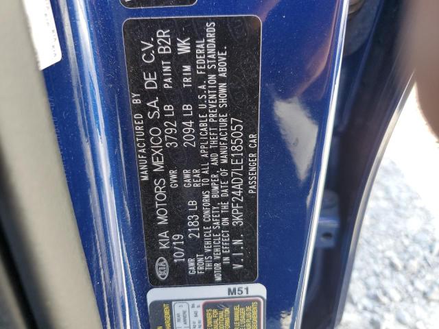 Photo 11 VIN: 3KPF24AD7LE185057 - KIA FORTE FE 