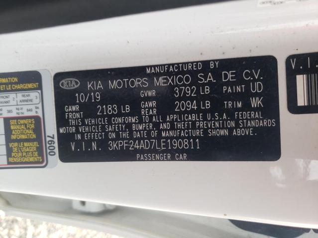 Photo 12 VIN: 3KPF24AD7LE190811 - KIA FORTE FE 